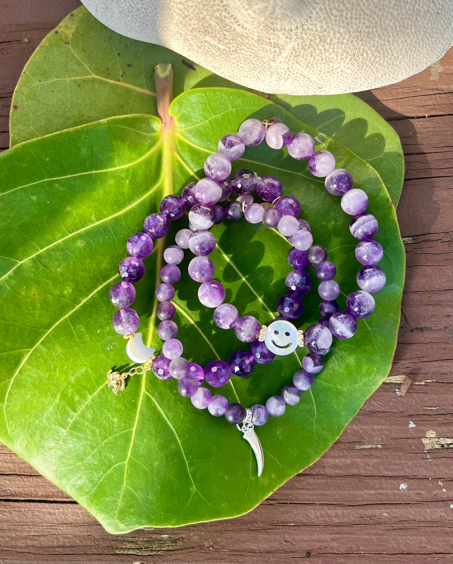 Amethyst Bracelet Stack