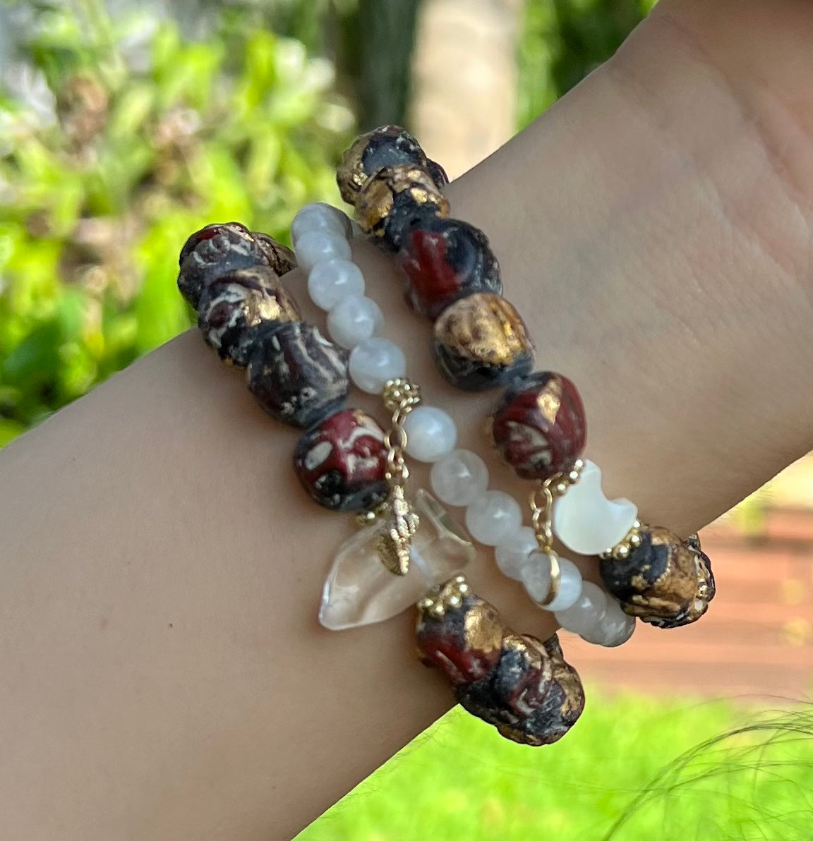 Clay Mala and Moonstone Stack