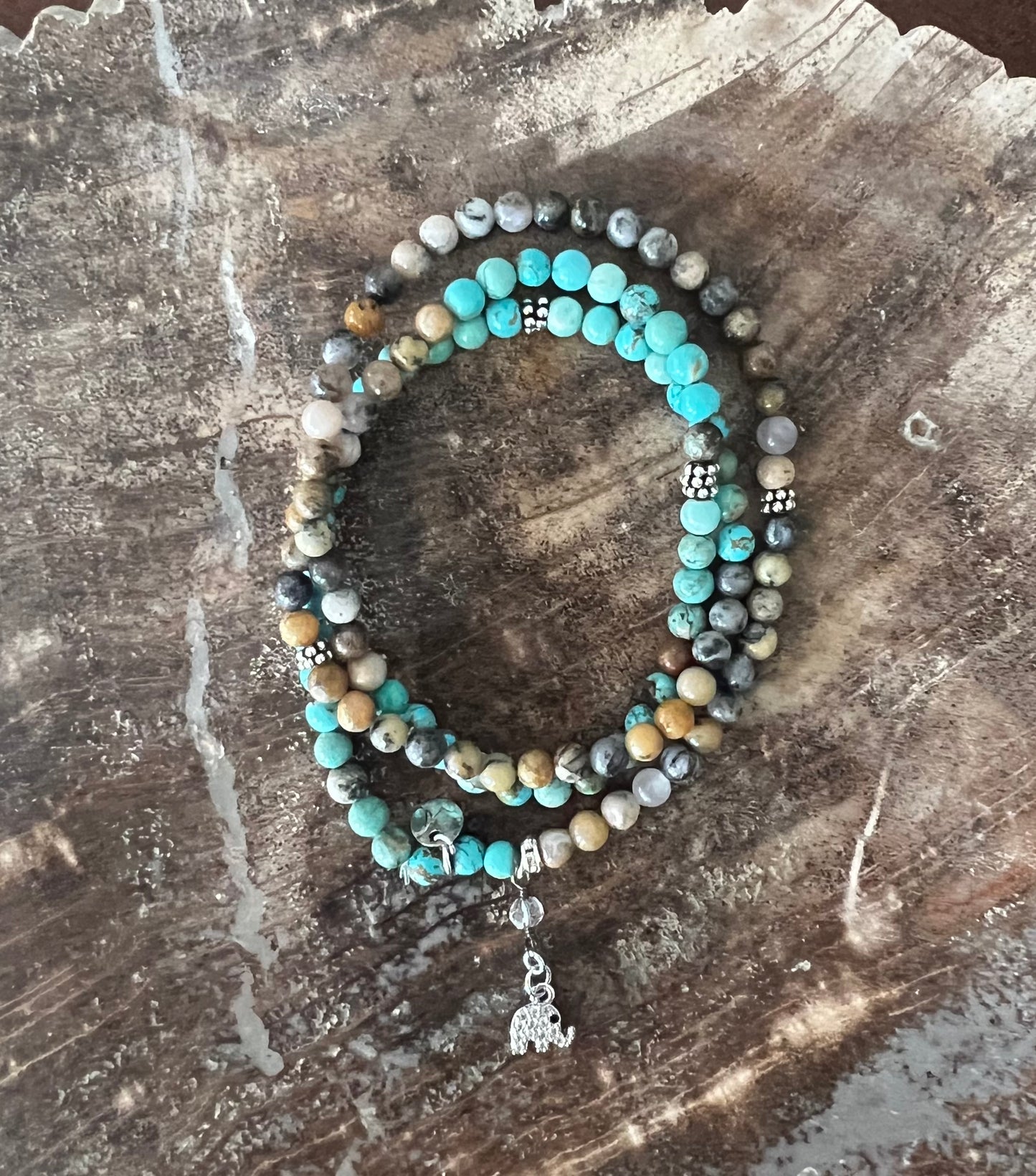 Turquoise and Opal Bracelet