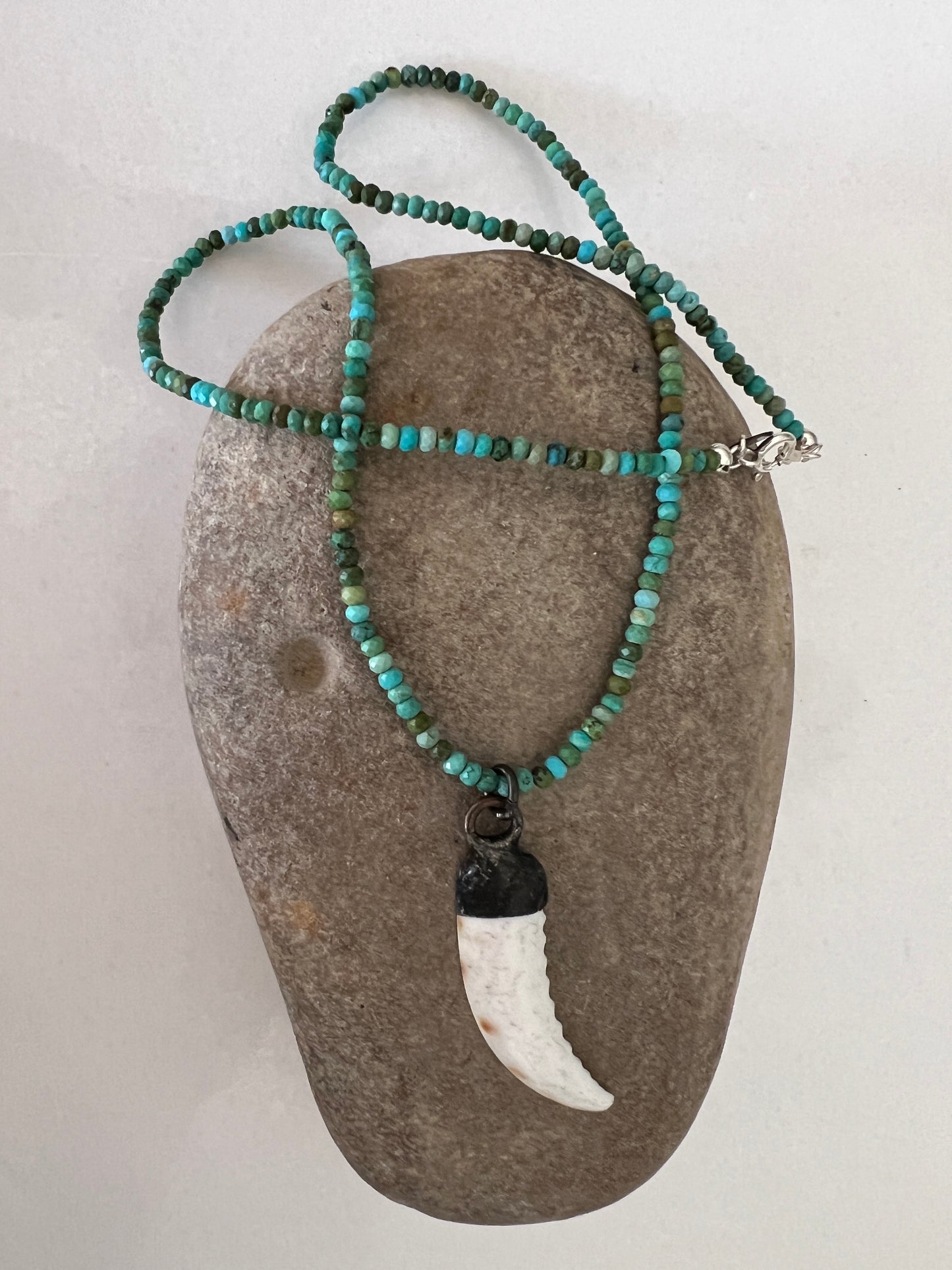 Turquoise with Crab Horn