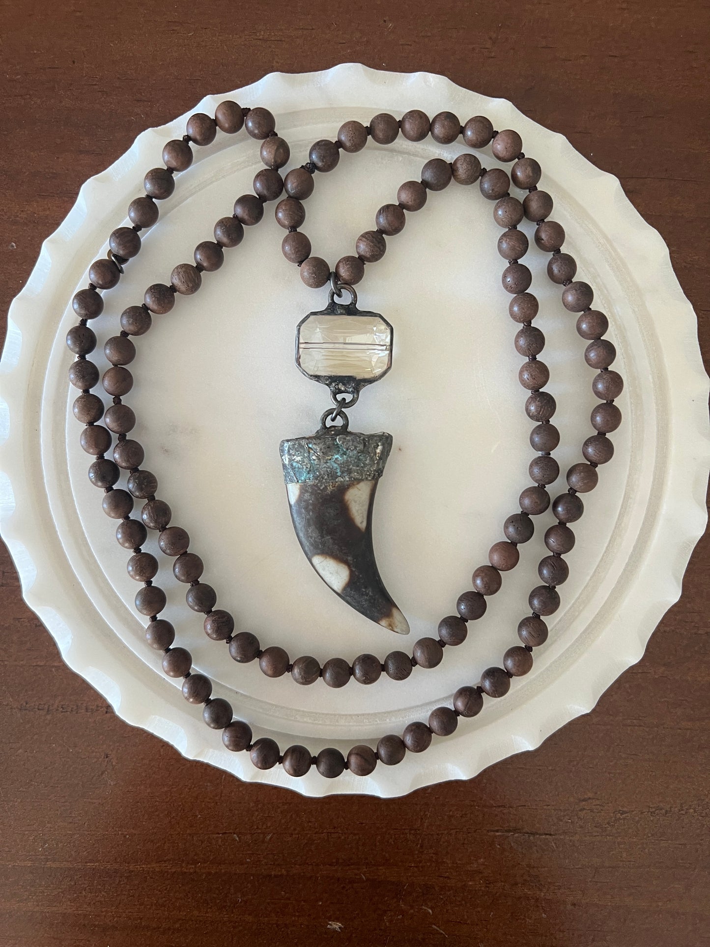 Stone Horn Necklace