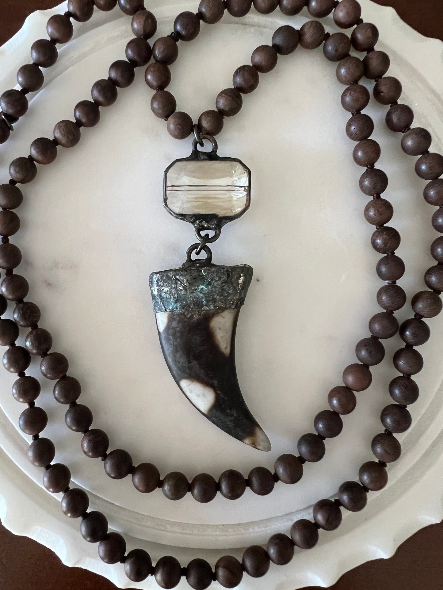 Stone Horn Necklace