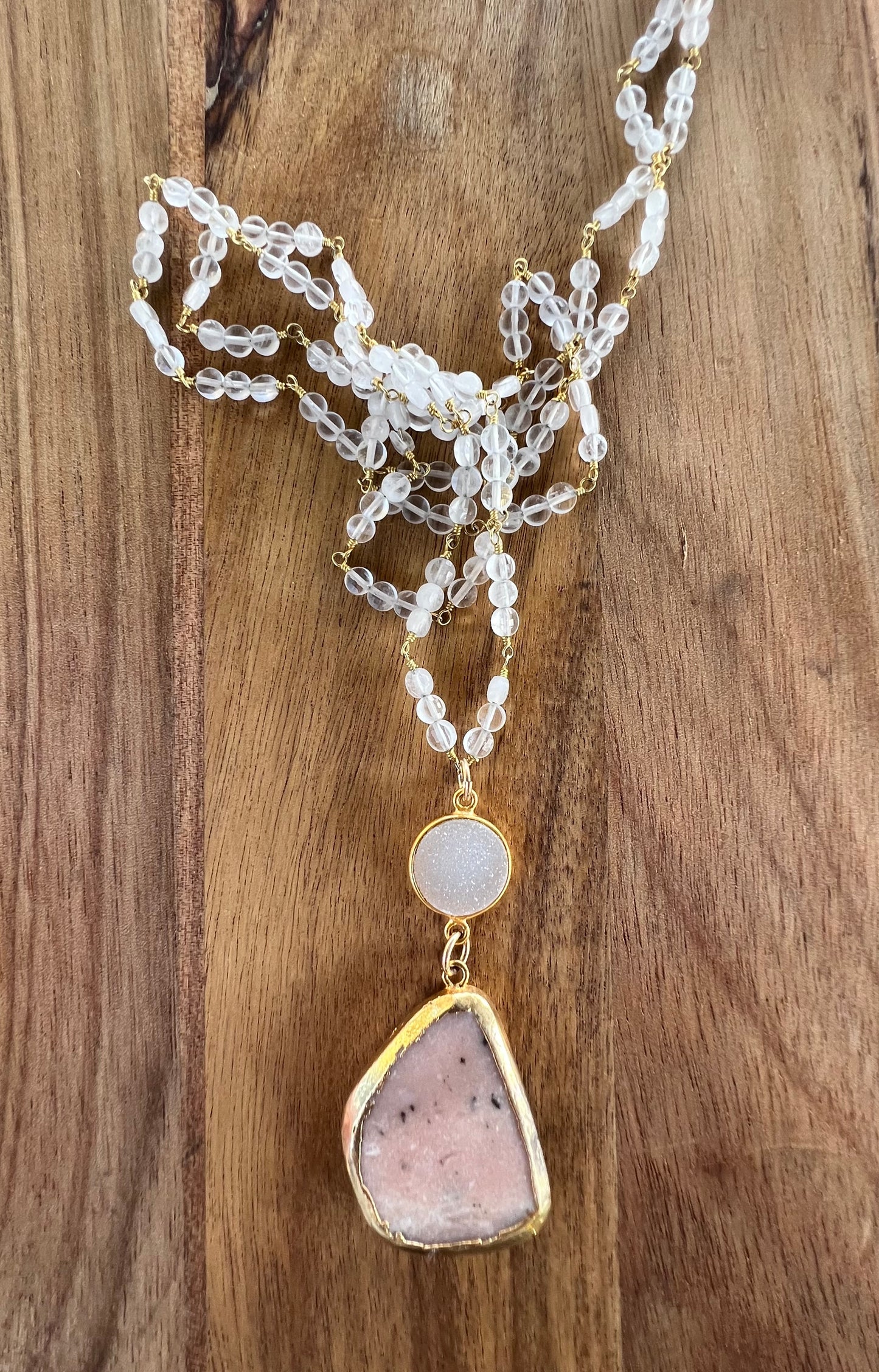 Pink Opal Necklace