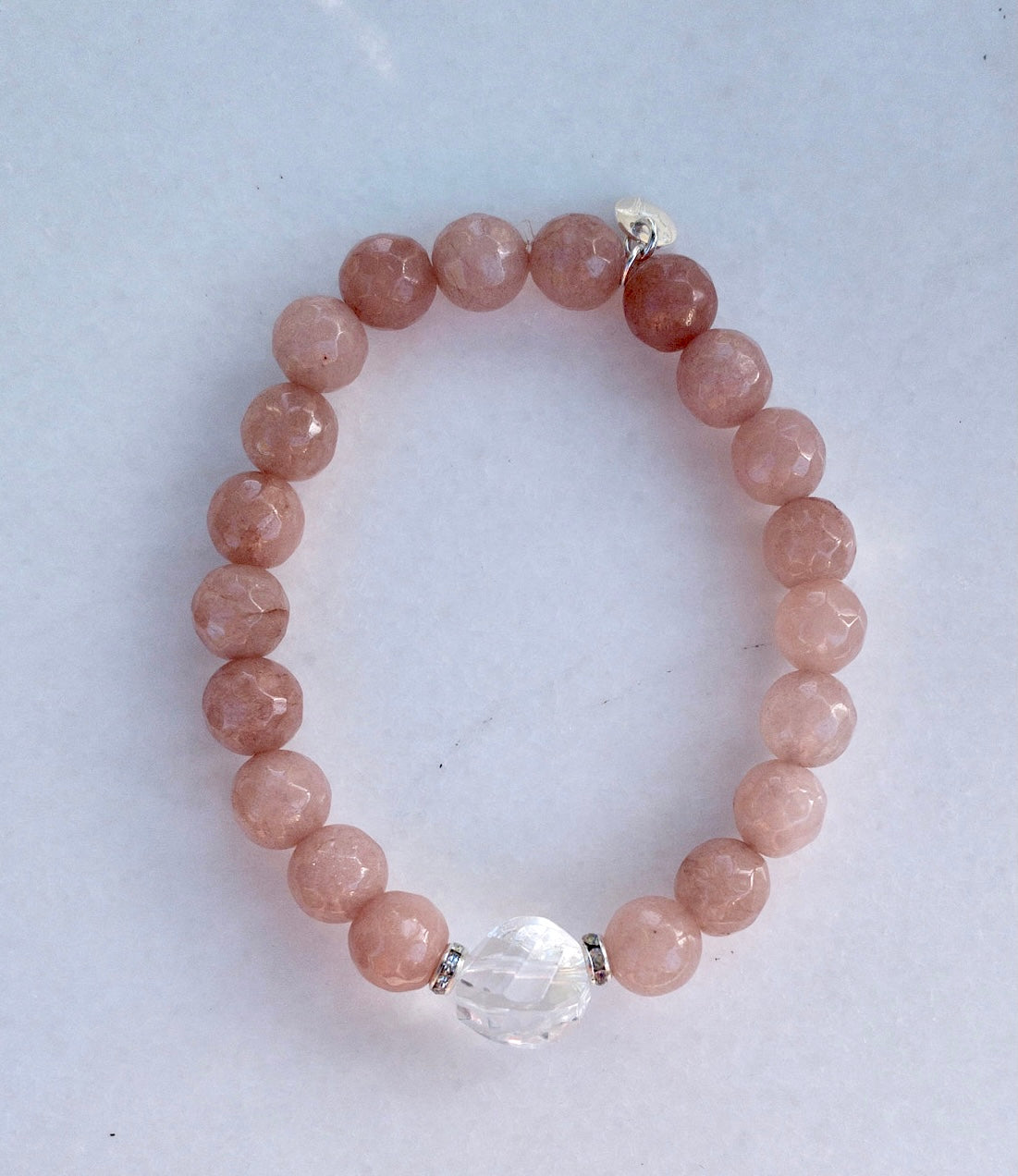 Rose and Crystal Bracelet