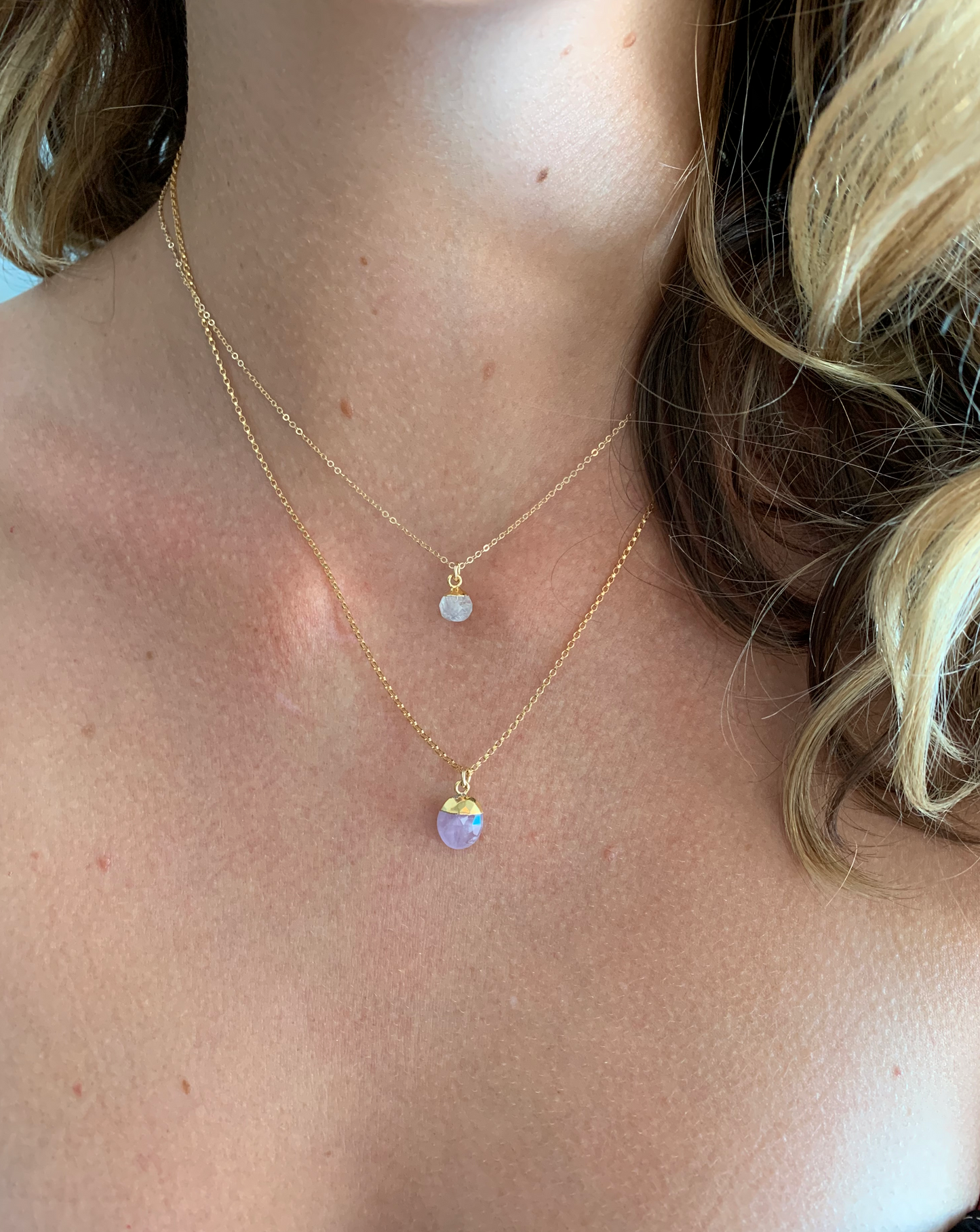 Pink Amethyst Necklace