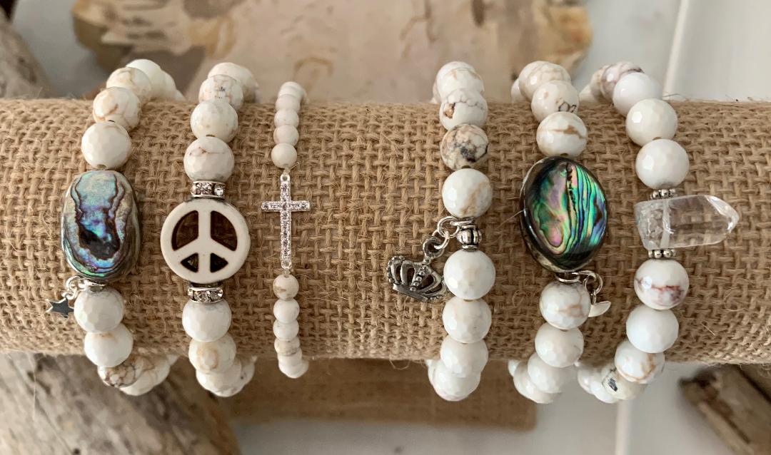White Howlite Bracelet