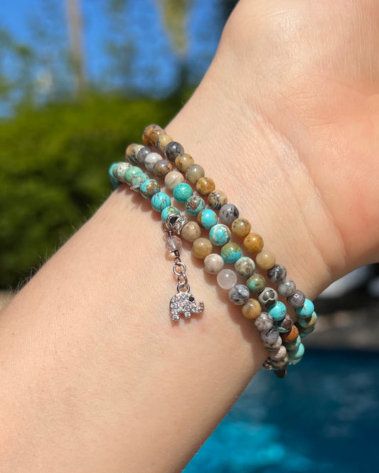 Turquoise and Opal Bracelet