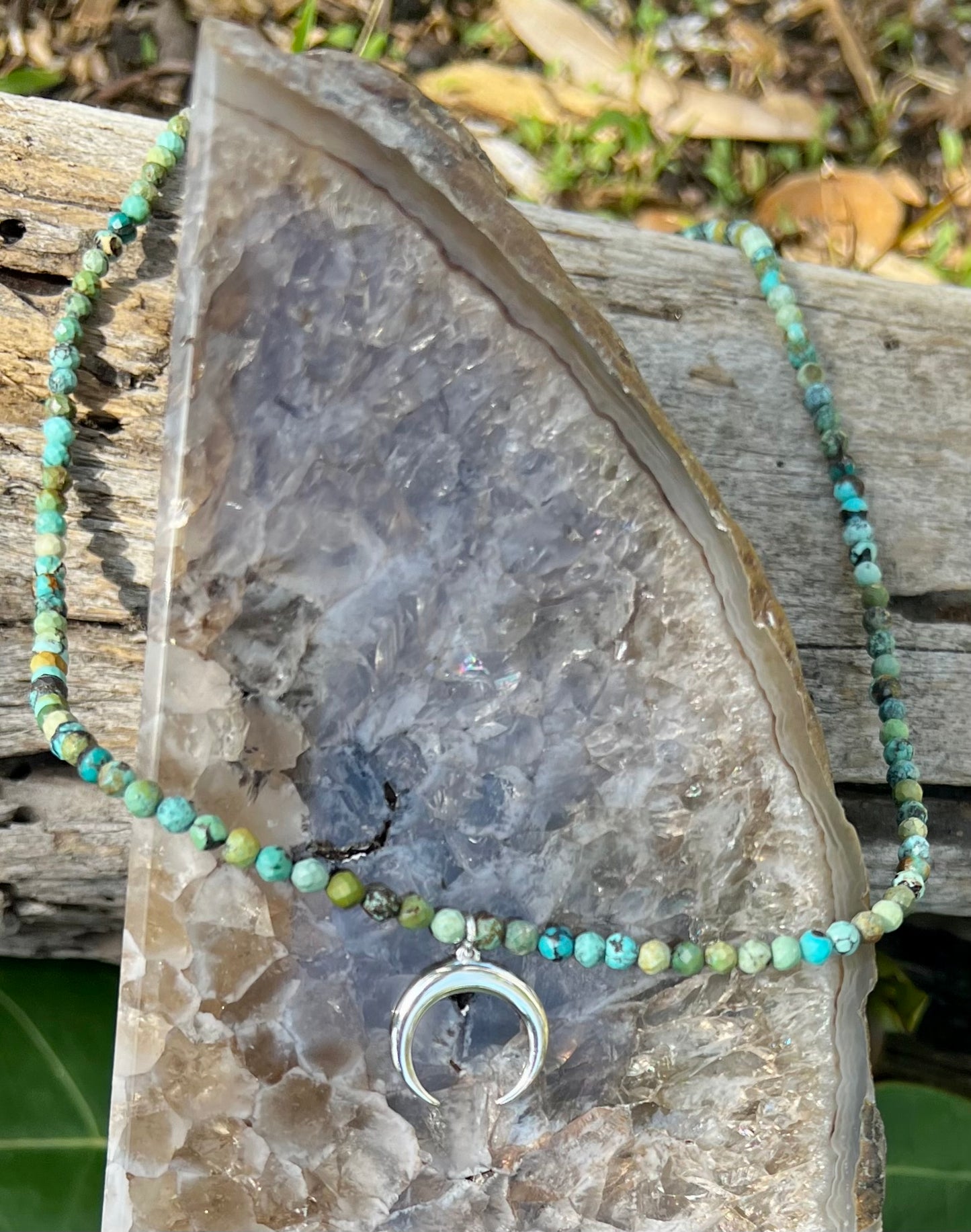 Beaded Turquoise Necklace