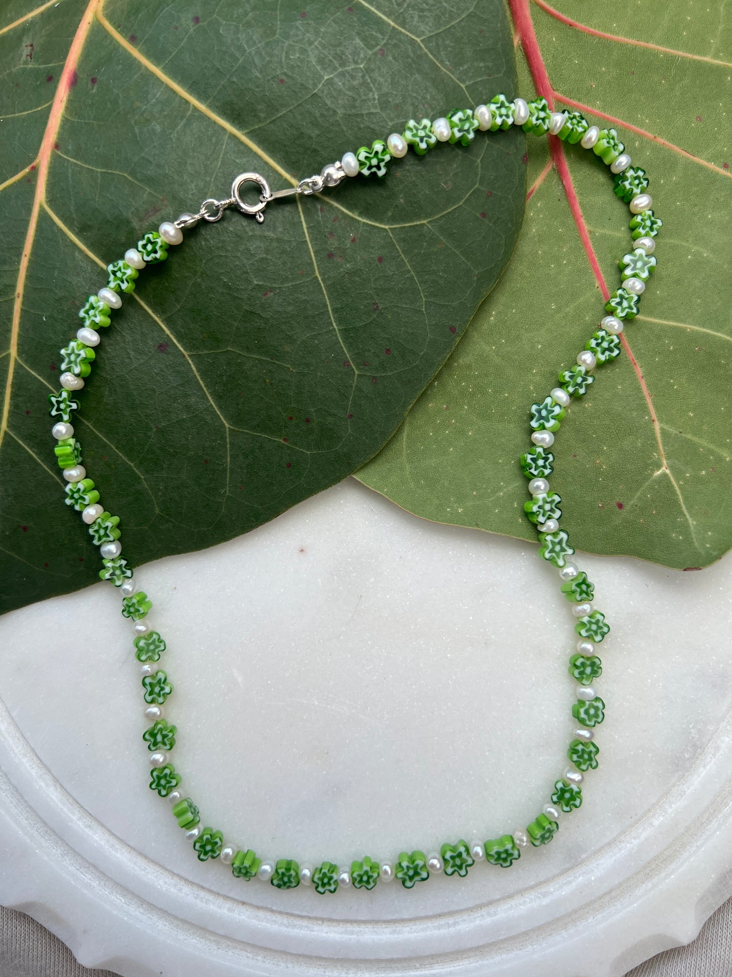 Green Mellefiori Necklace