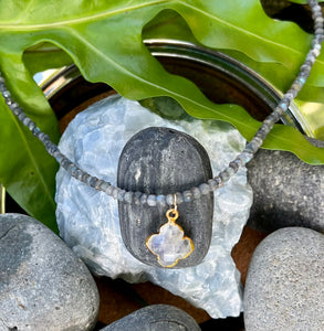 Labradorite and Moonstone Necklace
