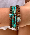Turquoise and Agate Bracelets
