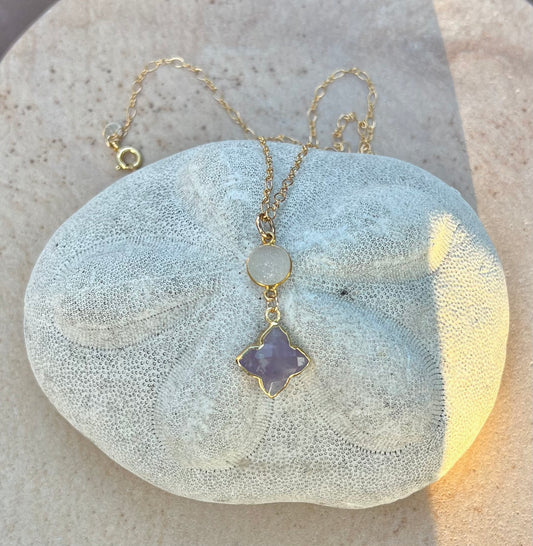 Amethyst Star Necklace