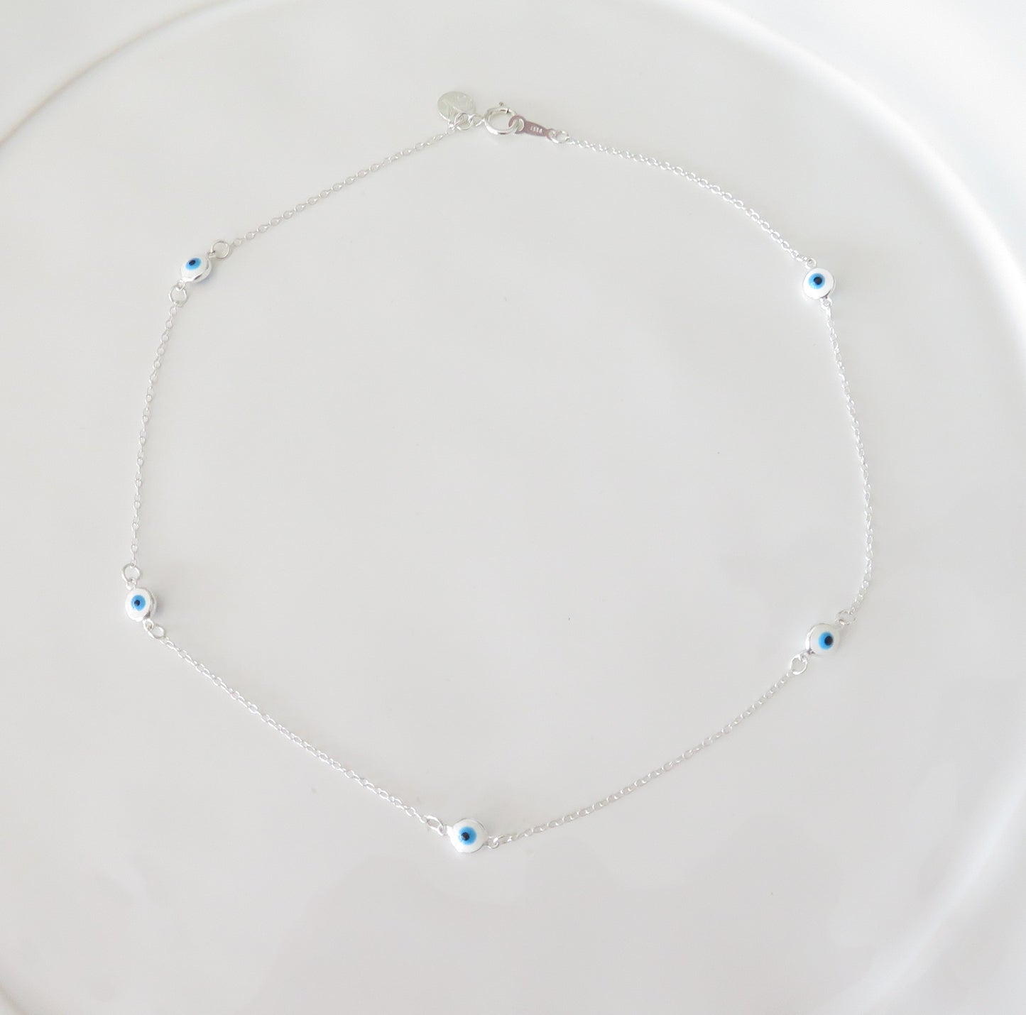 Evil Eye Satellite Necklace