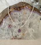 Amethyst and Mother of Pearl Necklace