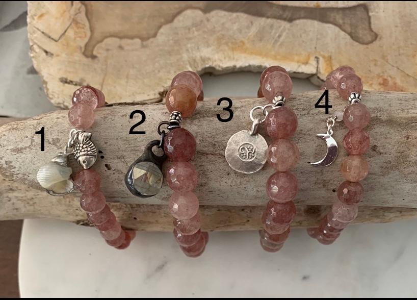 Strawberry Quartz Bracelets